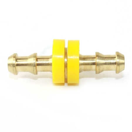 Easy Lock Brass Hose Fittings, Connectors, 1/4 Inch Hose Barb Splicer